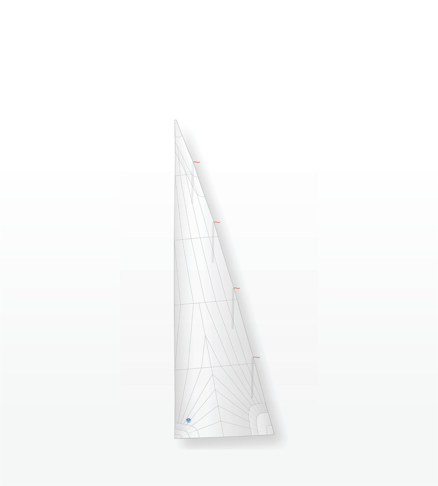 1 | NPC RADIAN / White | North Sails In Mast Roller Furling Mainsail with Battens NPC RADIAN White