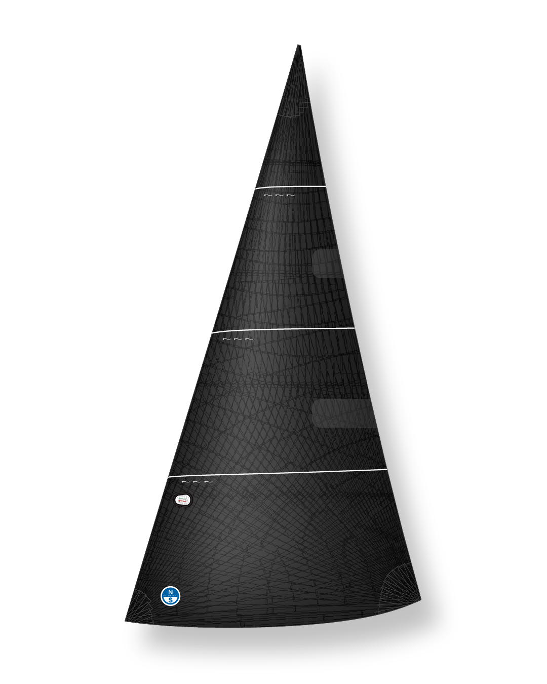 1 | 3Di RAW / Black | North Sails Racing Genoa 3Di RAW Black