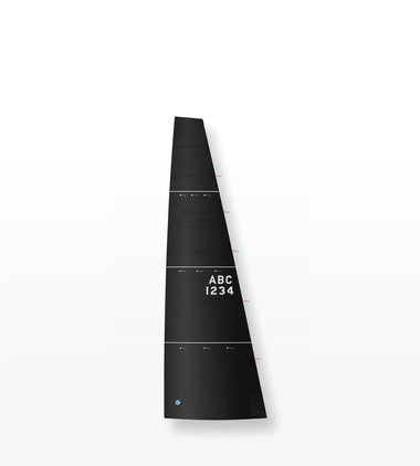 1 | 3Di RAW / Black | North Sails Square Top Racing Mainsail 3Di RAW Black