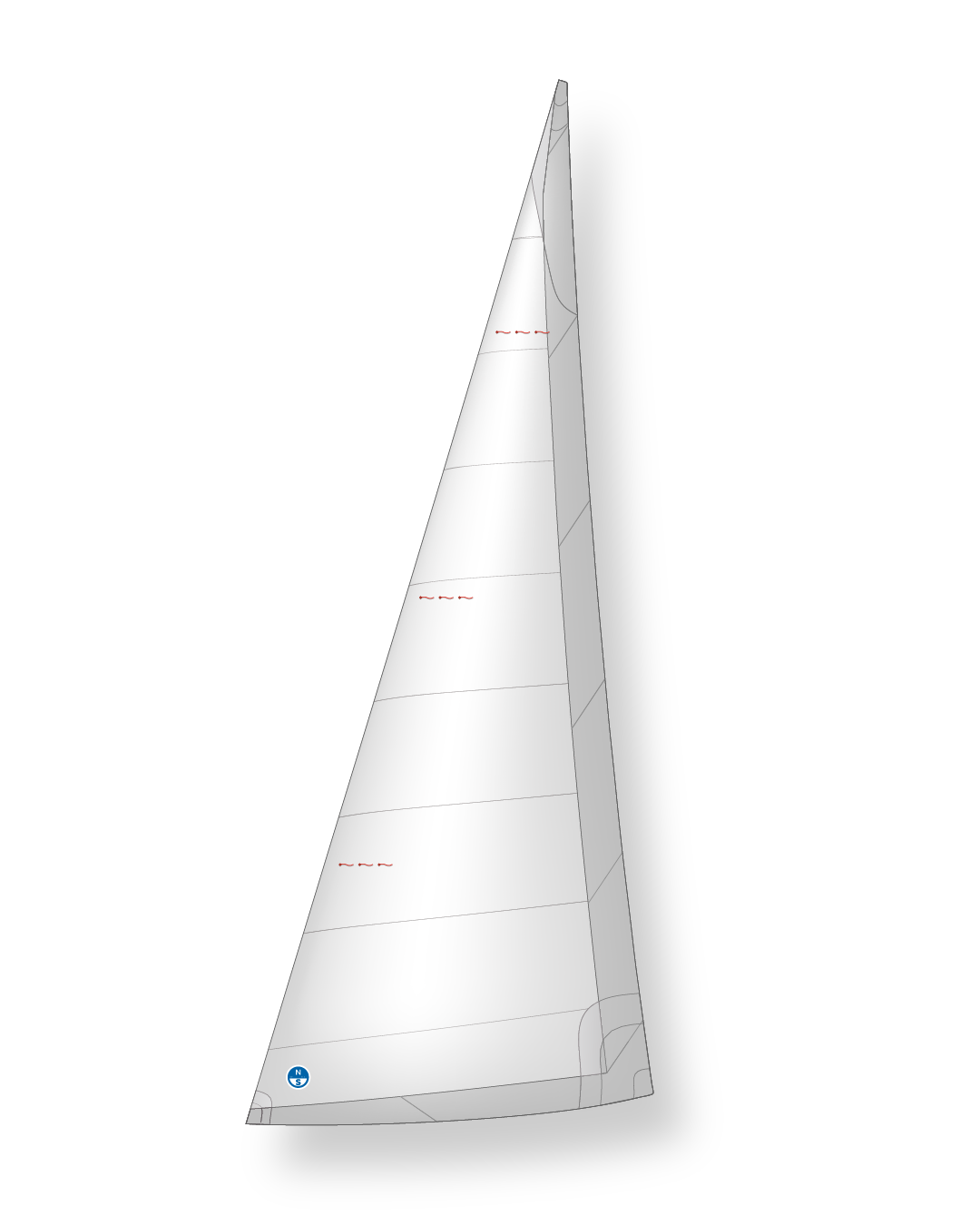 1 | NPC CROSS-CUT / White | North Sails Roller Furling Jib NPC CROSS CUT White