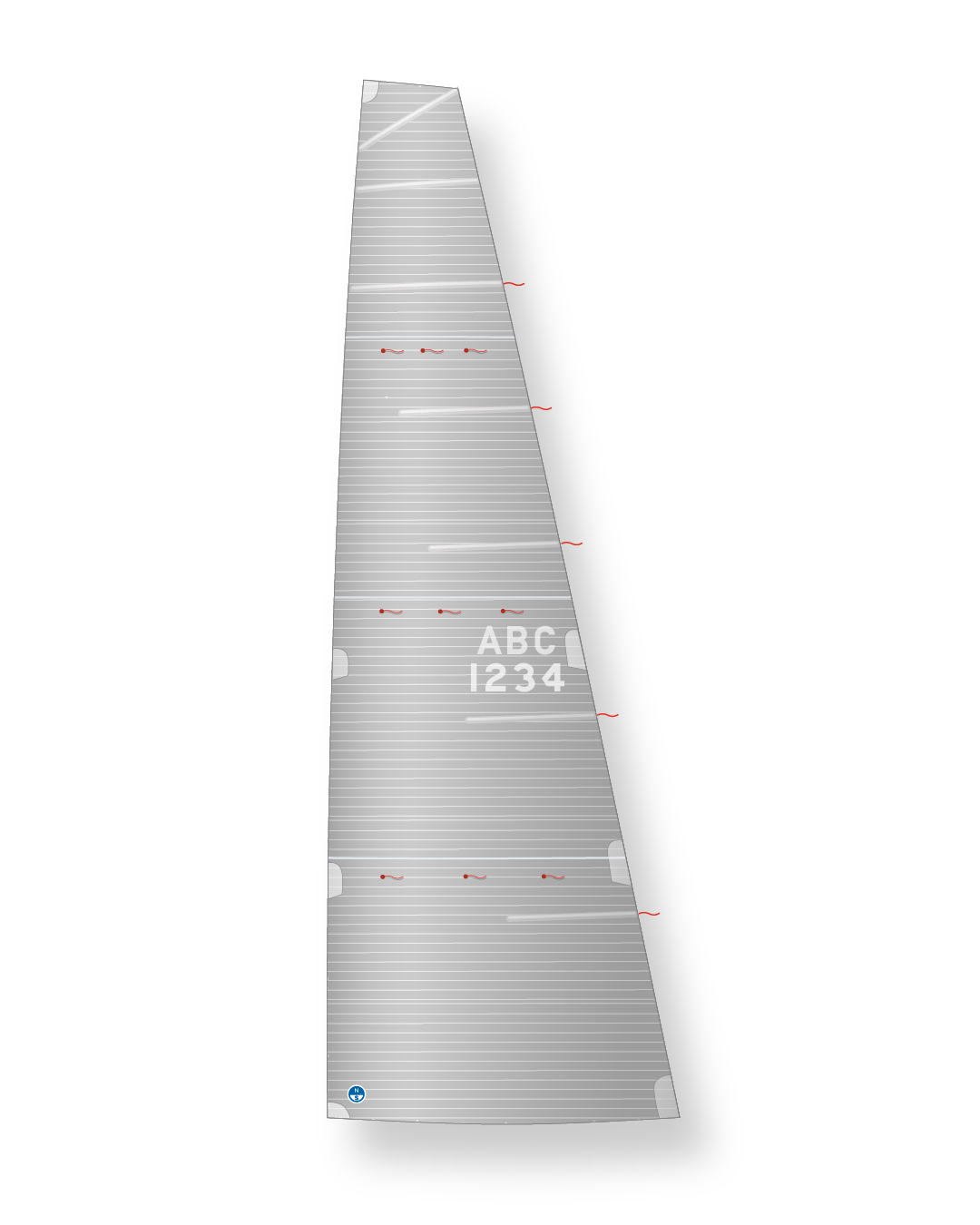 1 | 3Di ENDURANCE / White | North Sails Square Top Cruising Mainsail 3Di ENDURANCE White