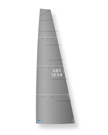 1 | 3Di ENDURANCE / Gray | North Sails Square Top Cruising Mainsail 3Di ENDURANCE Gray