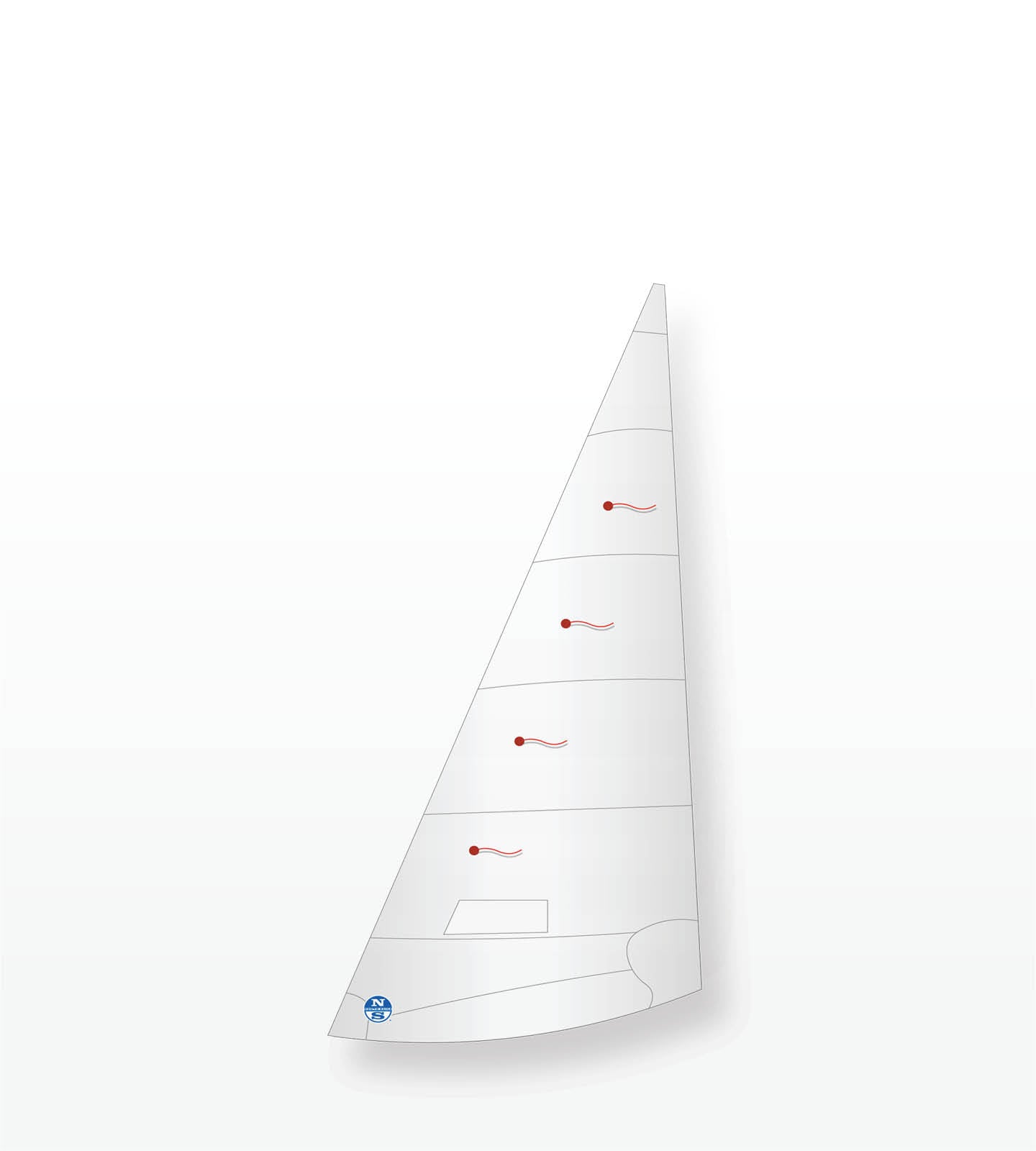 1 | White | North Sails Cadet J-3 Jib