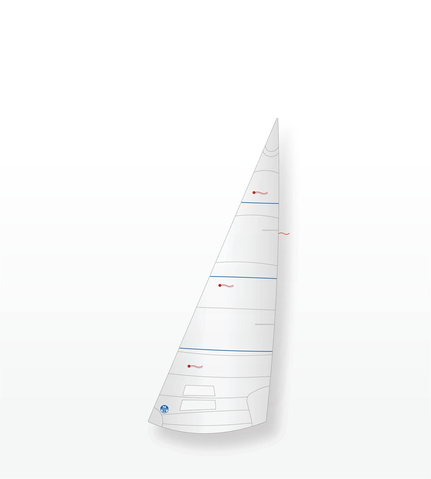 1 | White | North Sails Yngling QLR-3 Jib