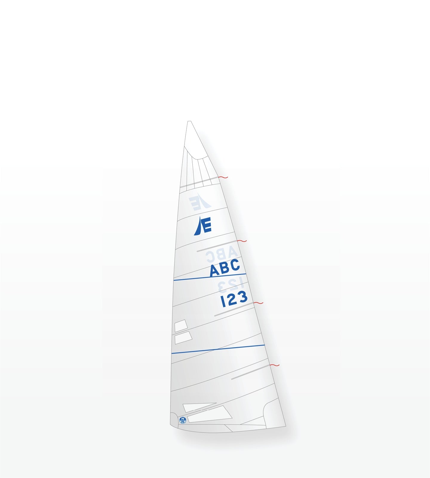 North Sails Etchells PC+ Radial Head Mainsail|cover :: White