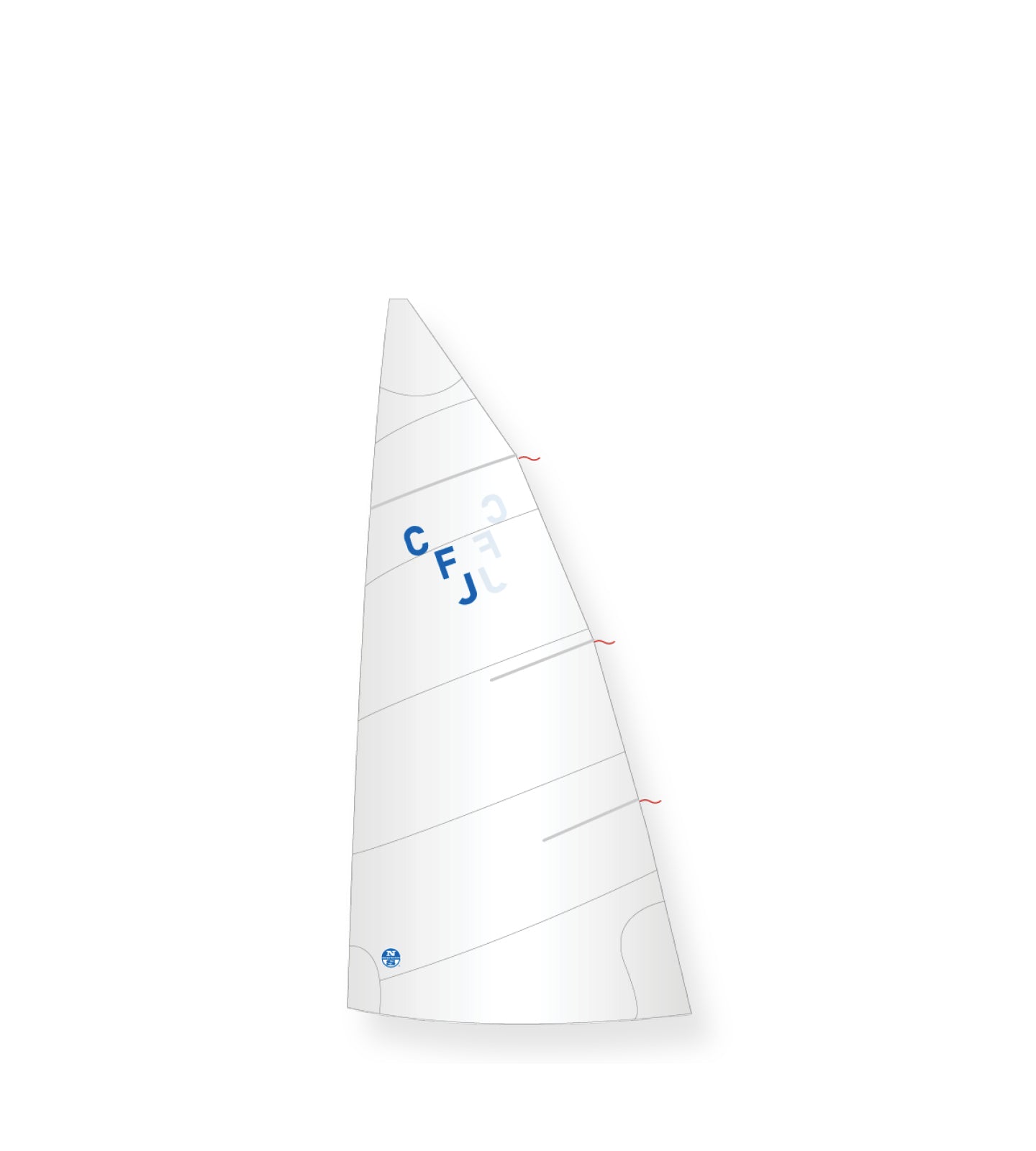 1 | White | North Sails CFJ Race Mainsail