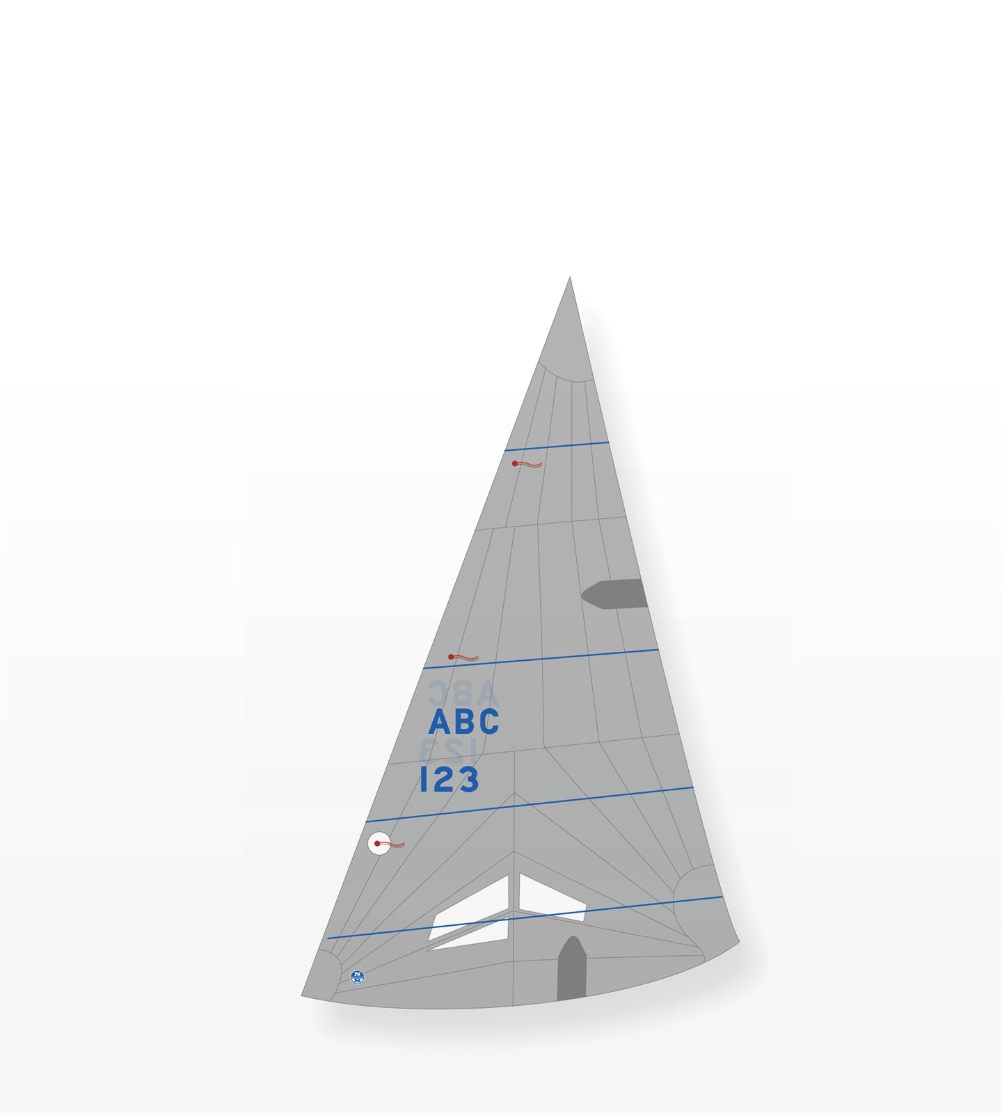 1 | Gray | North Sails J-24 DX-7TT Genoa