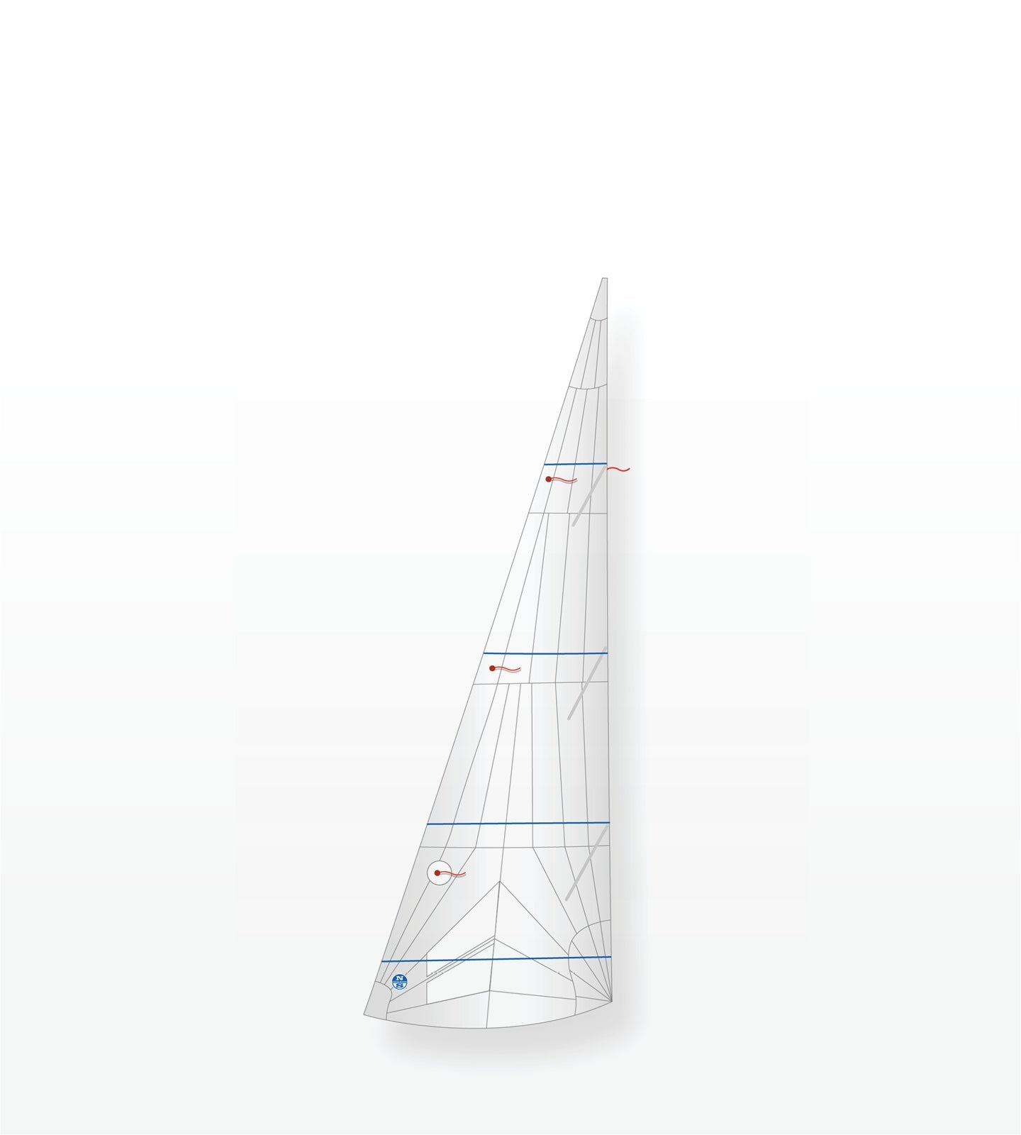 1 | White | North Sails J-70 J-6 Jib