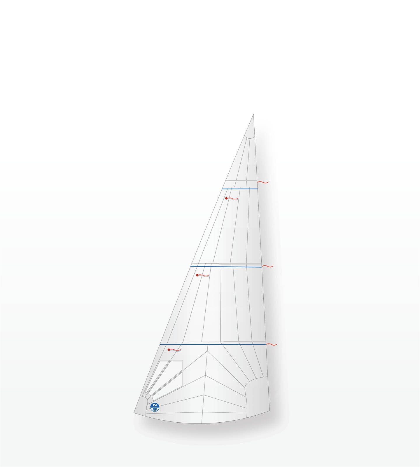 1 | White | North Sails Knarr H-21 Jib