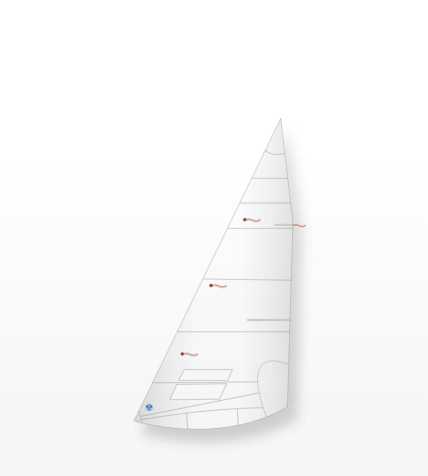 1 | White | North Sails Lightning 5-A+ Jib