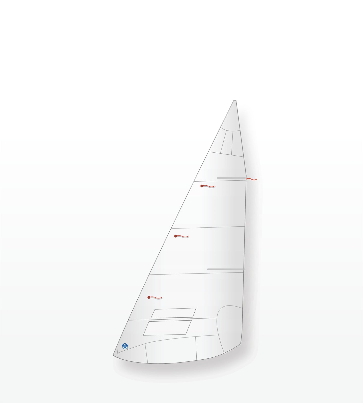 1 | White | North Sails Lightning JF-2 Jib