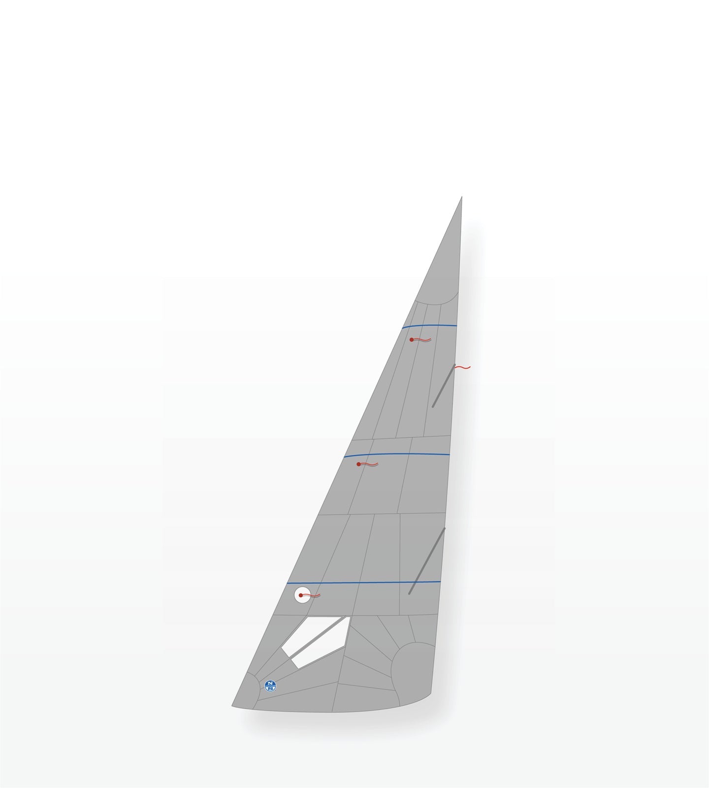 1 | Gray | North Sails VX ONE DESIGN J-10 Jib