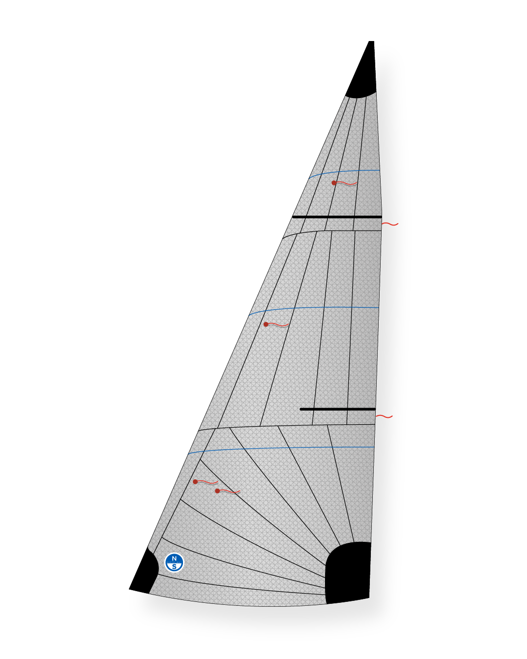 1 | Clear | North Sails 13 Foot Skiff Jib