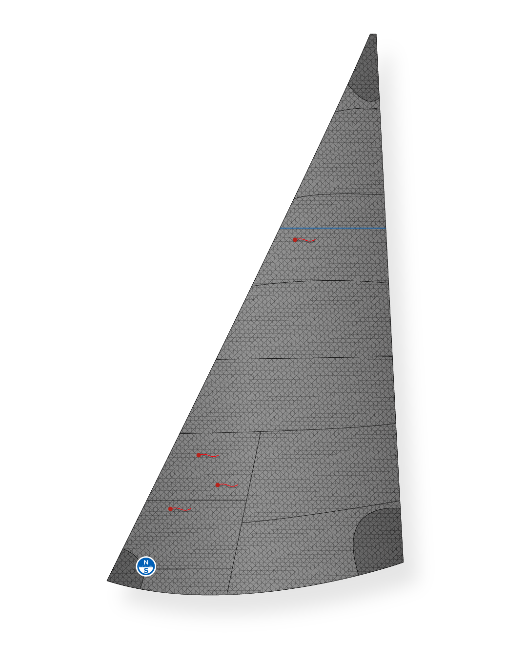 1 | Gray | North Sails 2.4M Jib