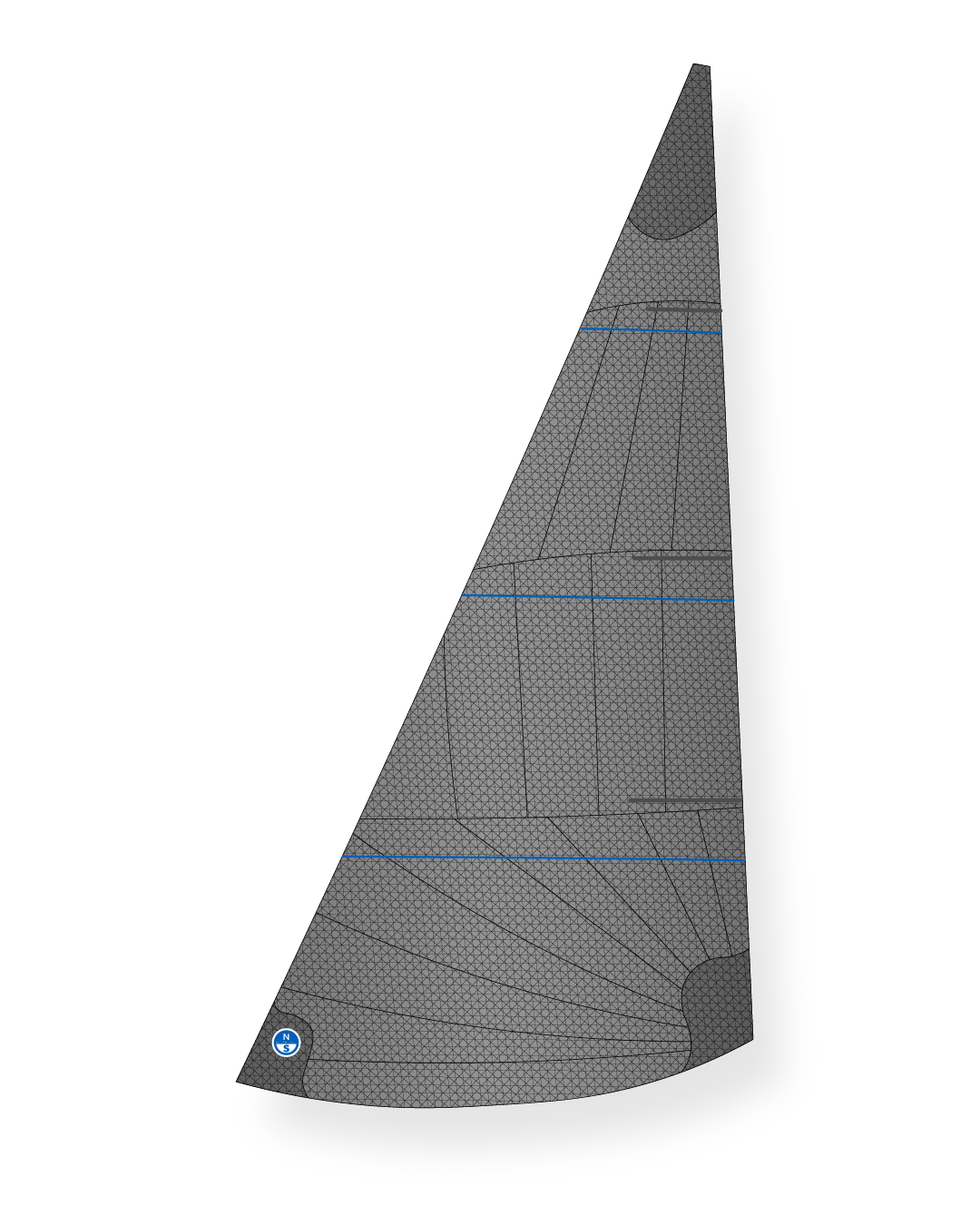 1 | Gray | North Sails 2.4M FMJ-14 Jib