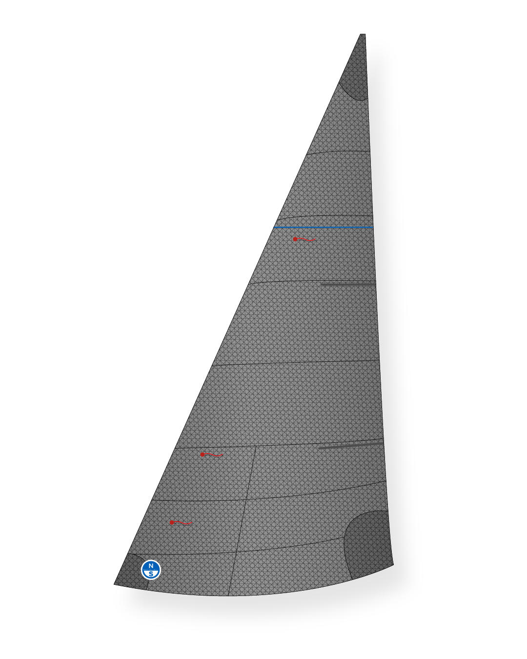 1 | Gray | North Sails 2.4M HH-1 Jib