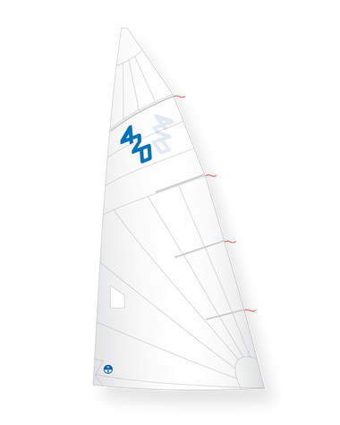 1 | White | North Sails 420 M-11 Mainsail