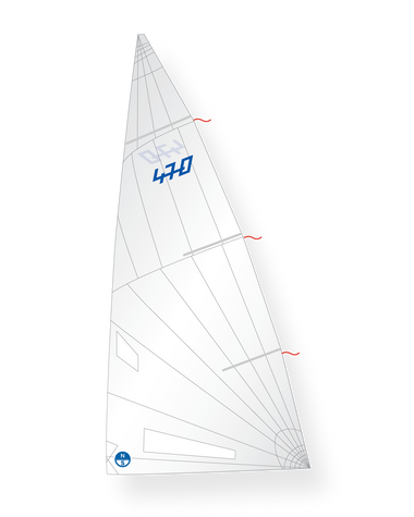 1 | White | North Sails 470 N15-L5 Mainsail