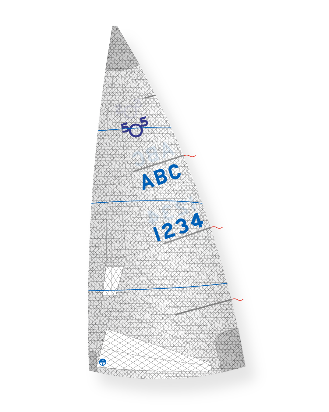 1 | Gray | North Sails 505 RM-1 Mainsail