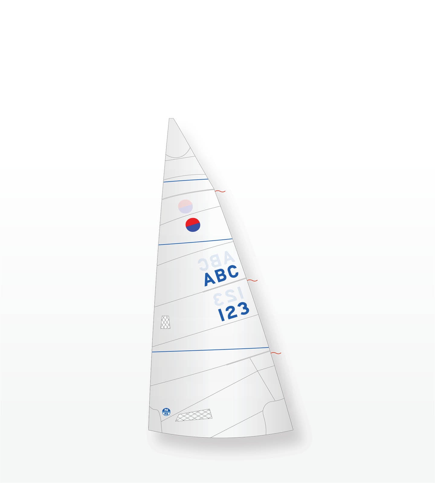 1 | White | North Sails 606 Mainsail