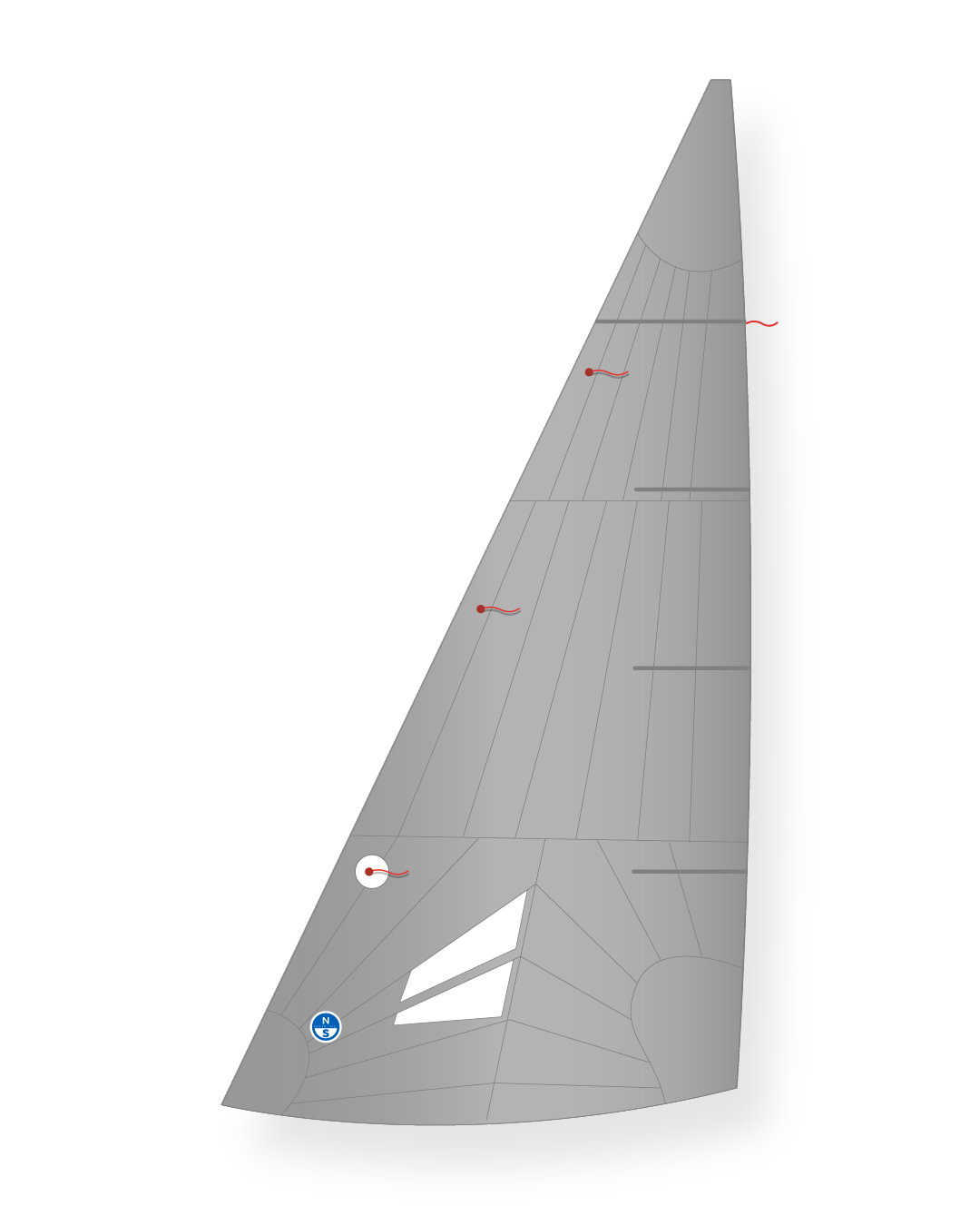 1 | Gray | North Sails A Scow AP Jib