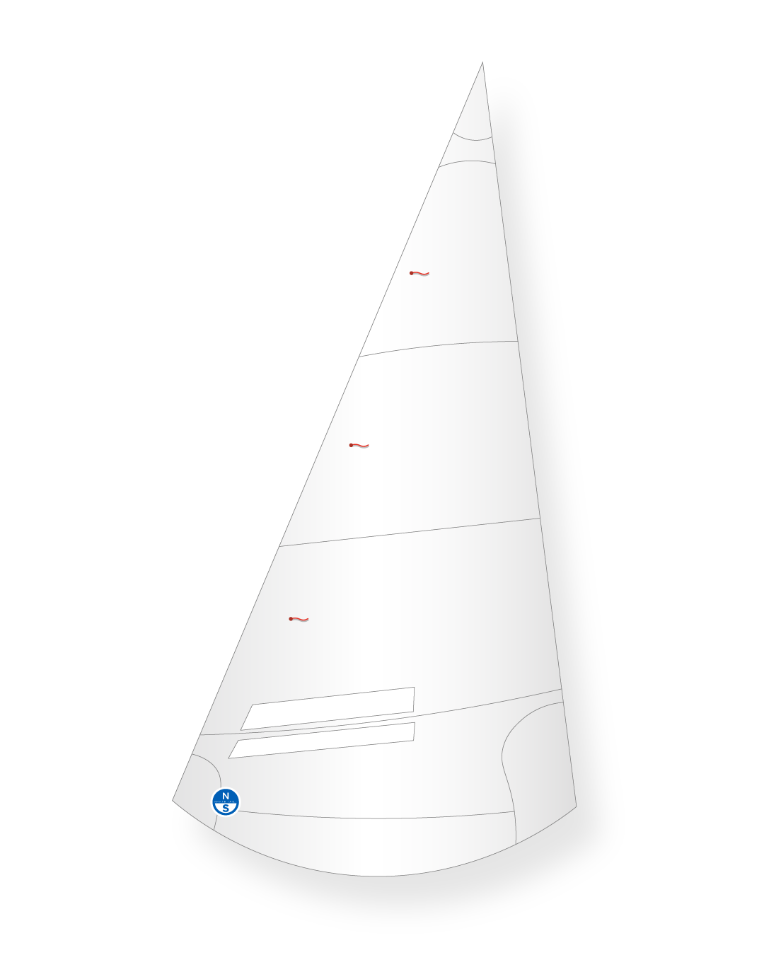 1 | White | North Sails Albacore BRJ-1 Jib