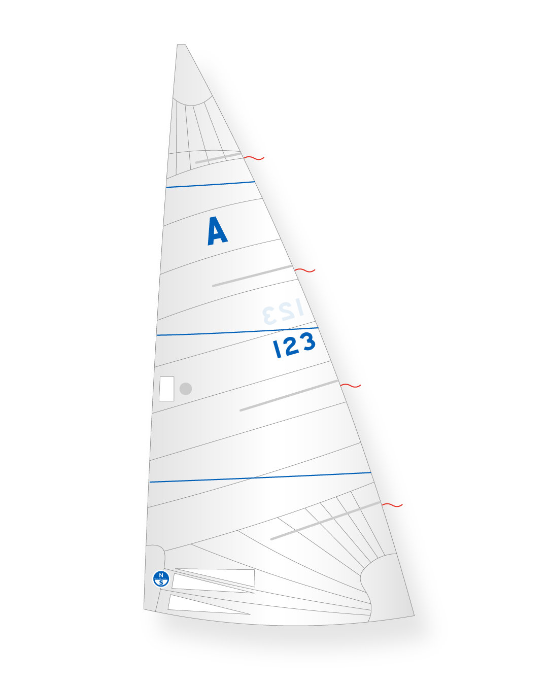 1 | White | North Sails Atlantic FRC-B Mainsail