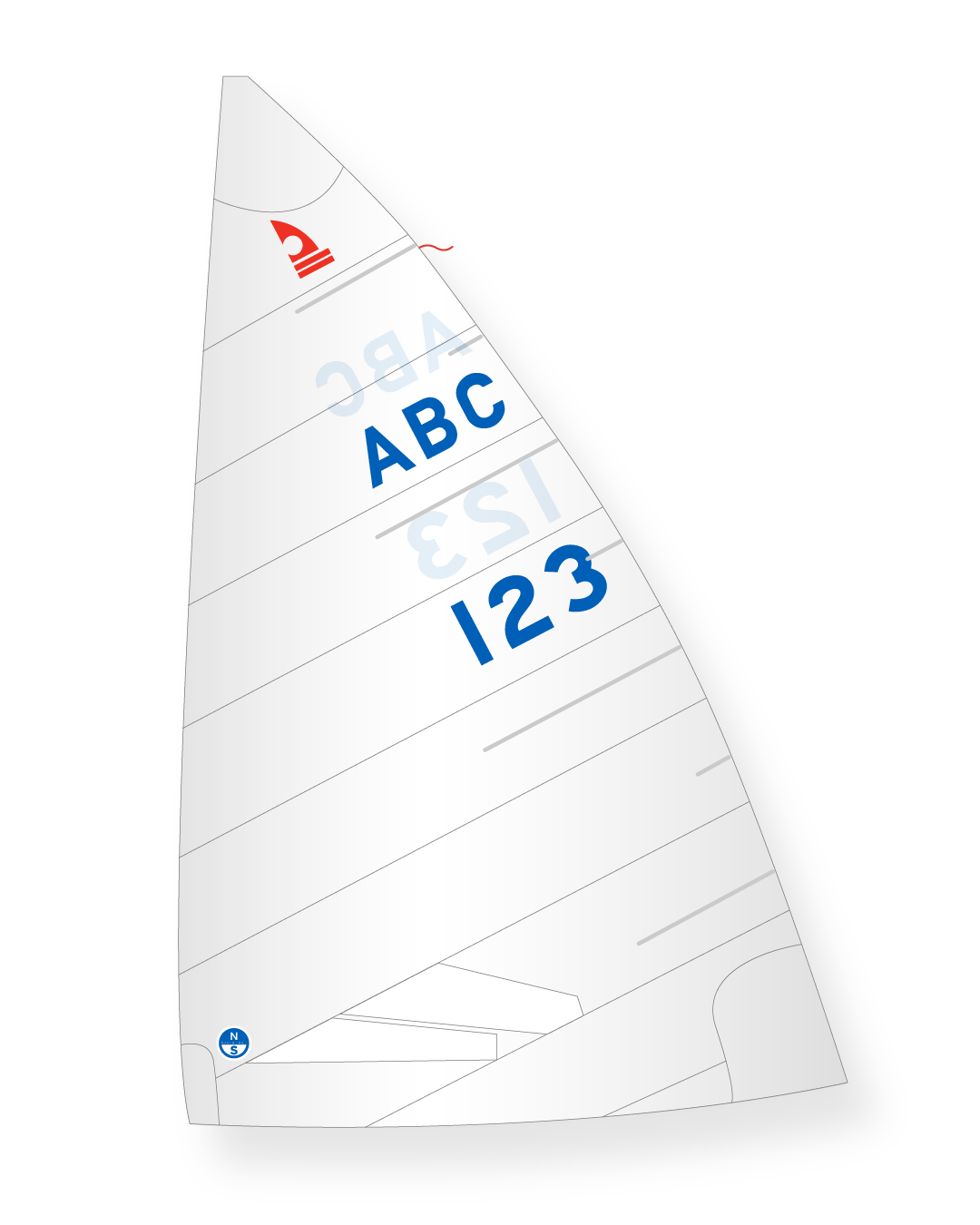 1 | White | North Sails C Scow Harecut + Mainsail