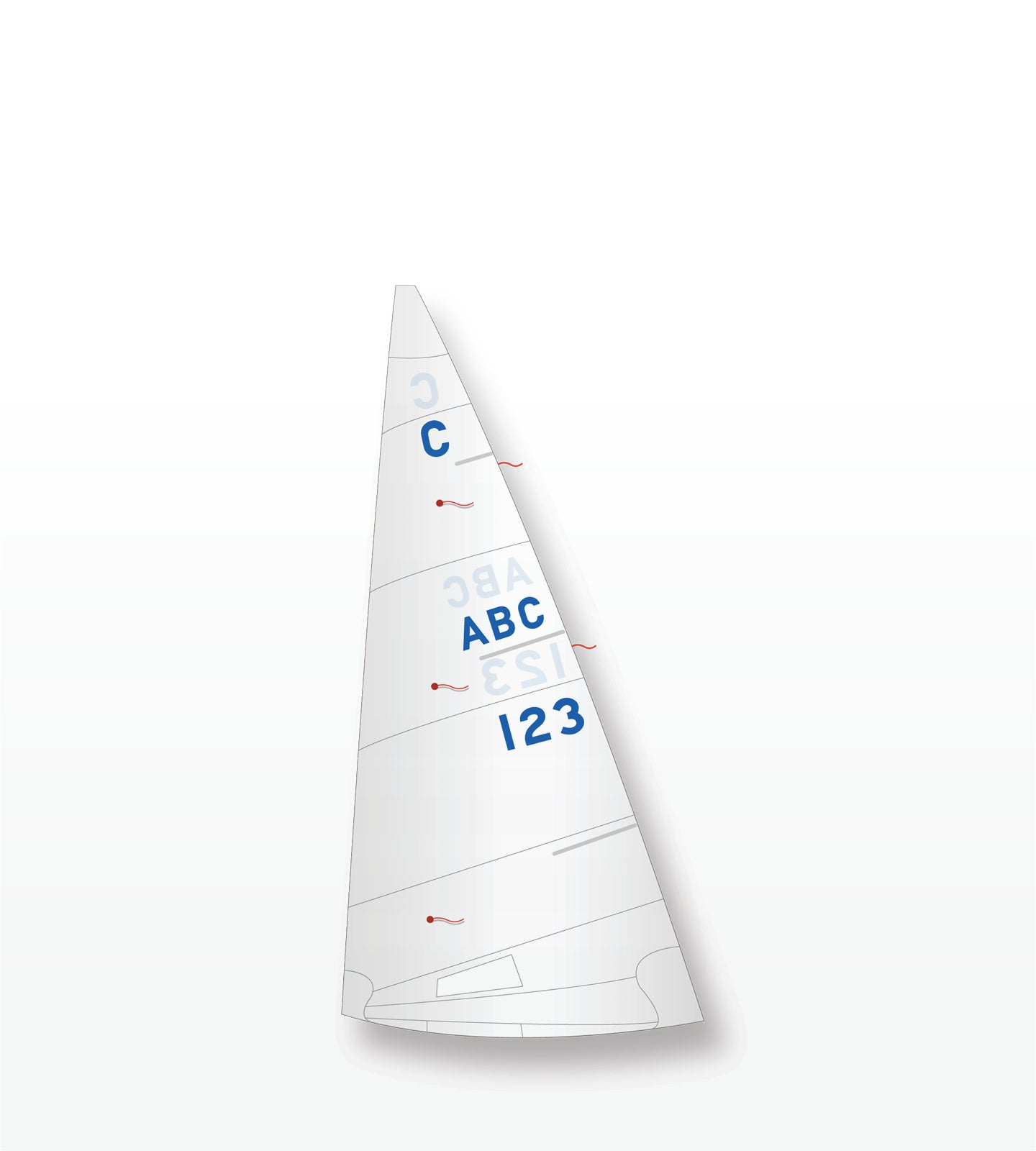 1 | White | North Sails Cadet Mainsail