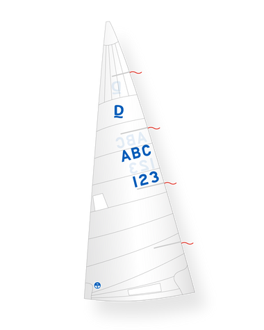 1 | White | North Sails Dragon A-14 Mainsail