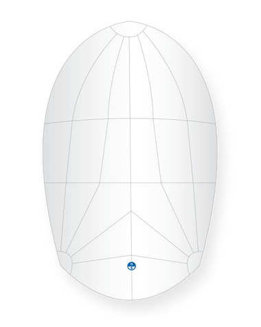 1 | White | North Sails Dragon R-5-1P Spinnaker