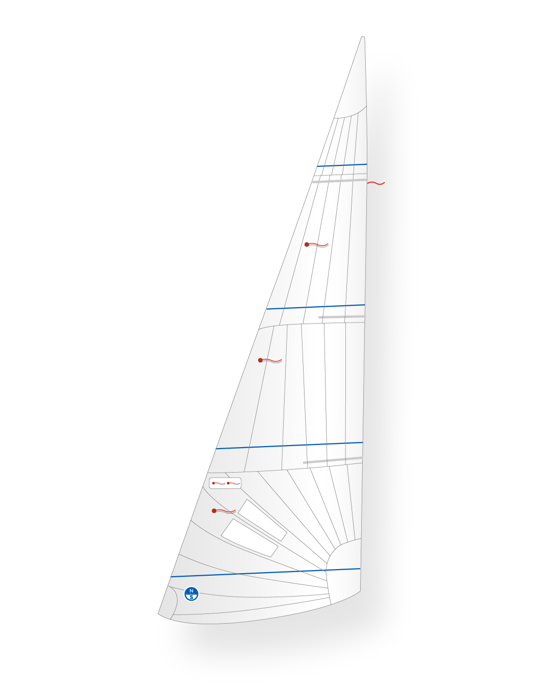 1 | White | North Sails Etchells LM-6R Jib