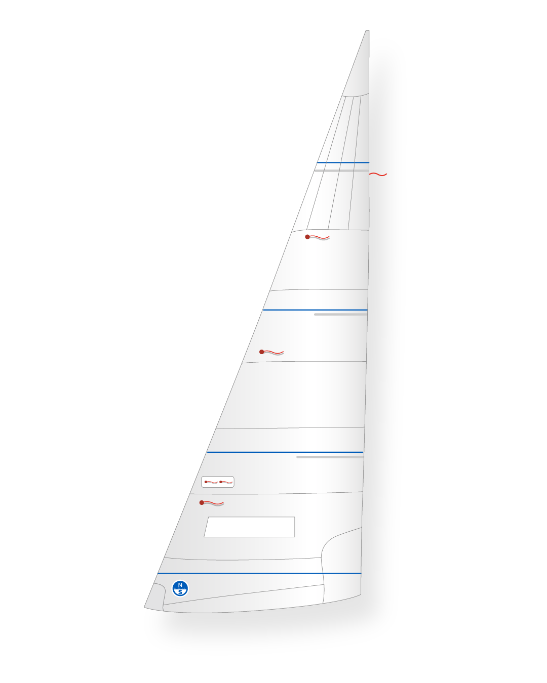 1 | White | North Sails Etchells MAL-HJib