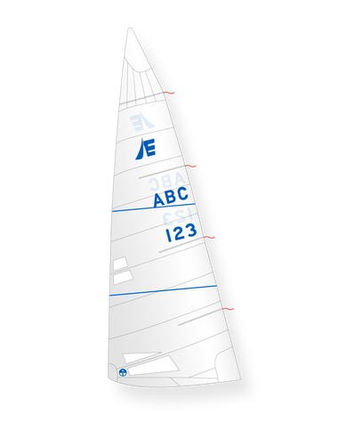 1 | White | North Sails Etchells PC-FM2 Radial Head Mainsail