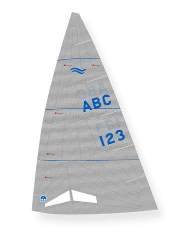 1 | Gray | North Sails Finn GS-1 Minus Mainsail