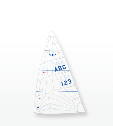 1 | White | North Sails Finn Mainsail