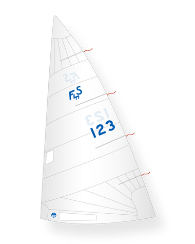 1 | White | North Sails Flying Scot RHC Mainsail