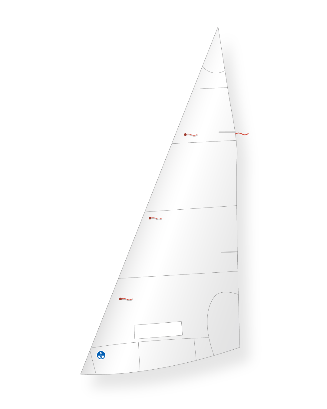 1 | White | North Sails Flying Scot Jib