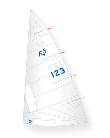 1 | White | North Sails Flying Scot RHC Large Window Mainsail