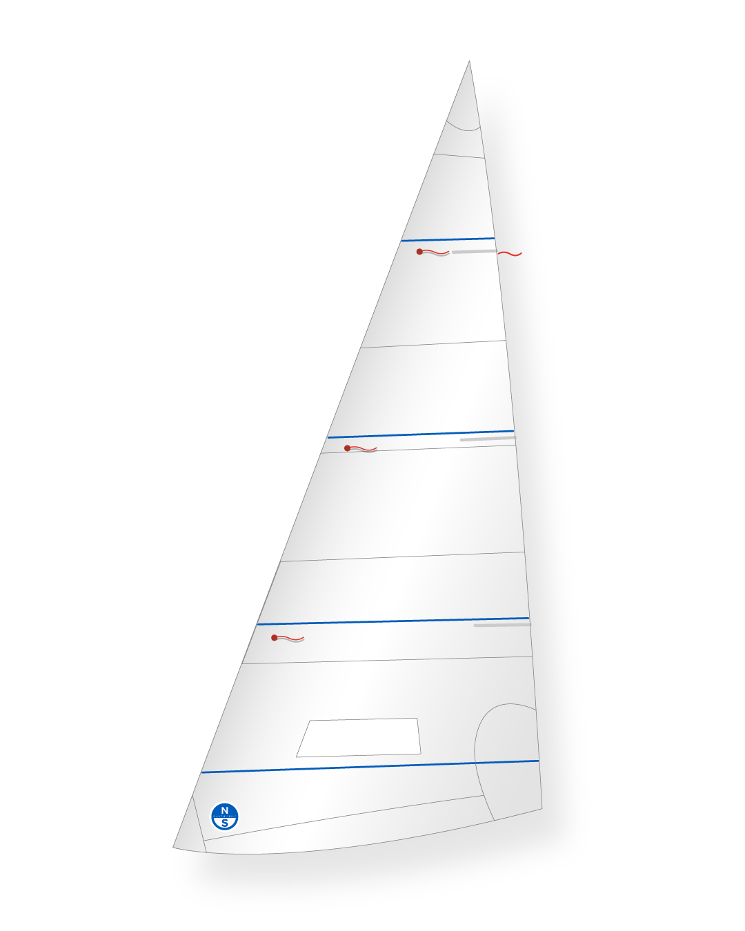 1 | White | North Sails J-22 Big Foot Jib