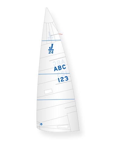 1 | White | North Sails J-24 Fat Head Mainsail