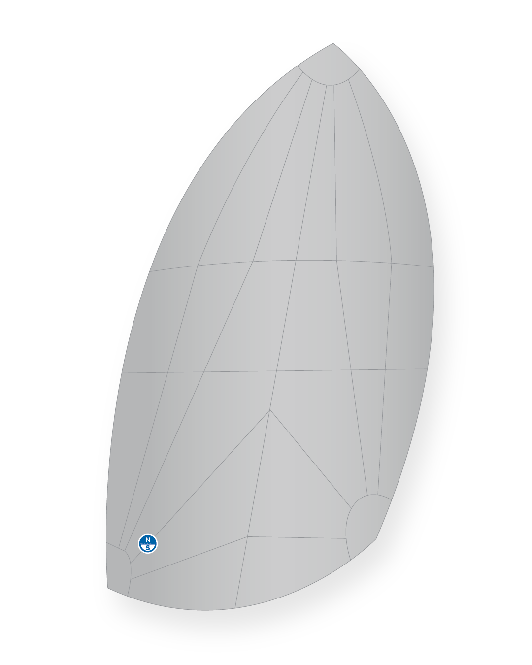 1 | Gray | North Sails J-70 AP-1 Airx Asymmetric