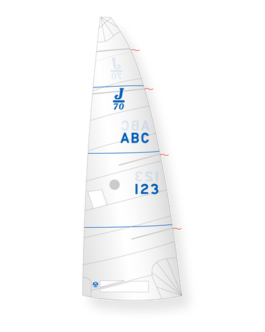 1 | White | North Sails J70 Mainsail