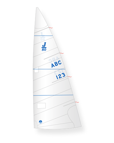 1 | White | North Sails J-80 MAX M-1 Mainsail