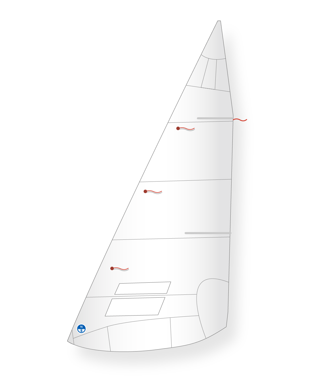 1 | White | North Sails Lightning JF-2 Jib