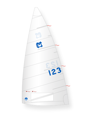 1 | White | North Sails MC Scow Magnum Mainsail