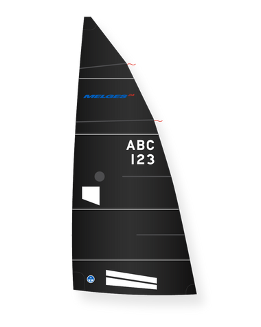 1 | Black | North Sails Melges 24 Mi-2 Mainsail