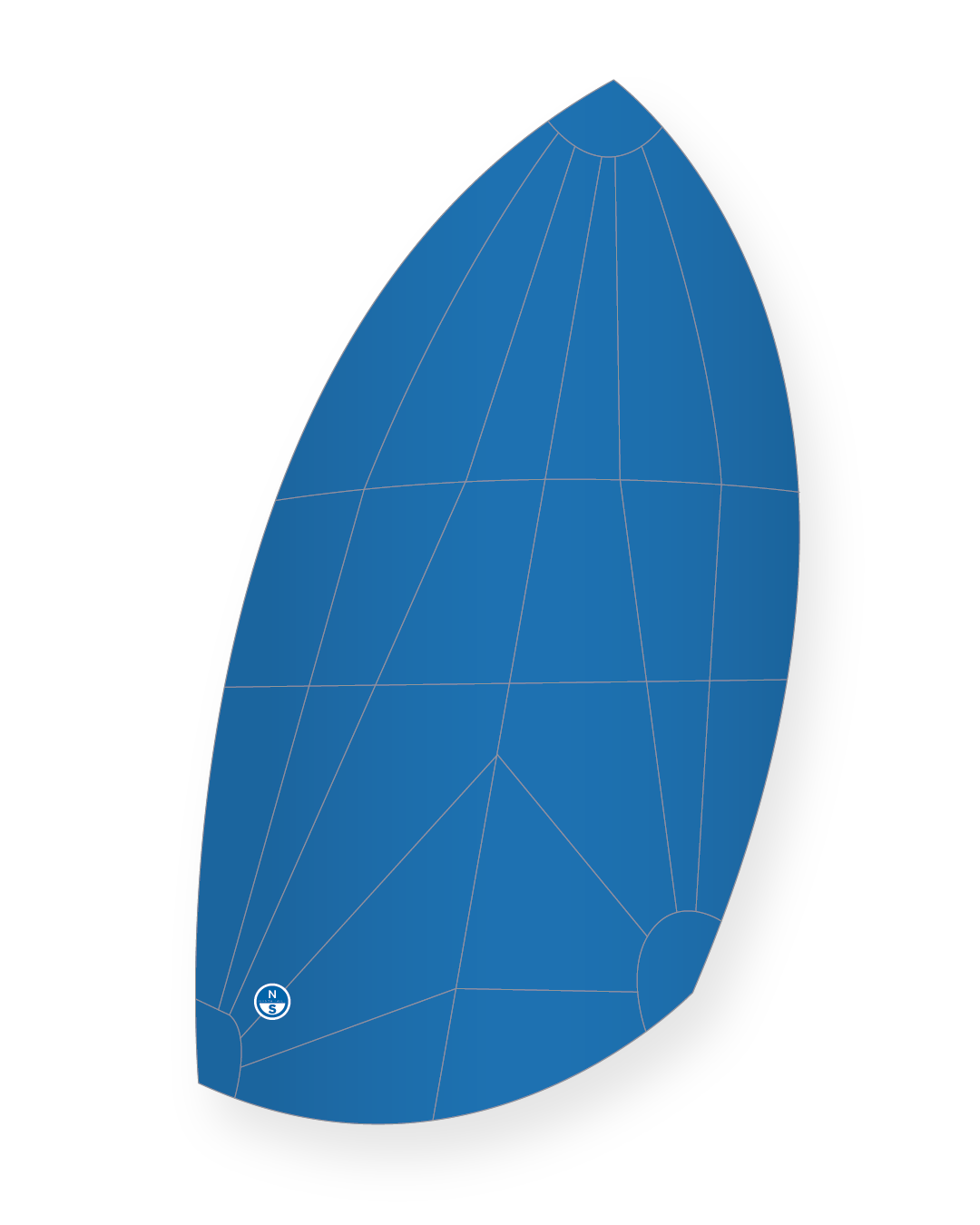 1 | Dark Blue | North Sails Melges 24 P1 Asymmetric