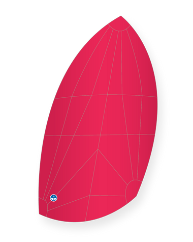 1 | Red | North Sails Melges 24 Spinnaker Red