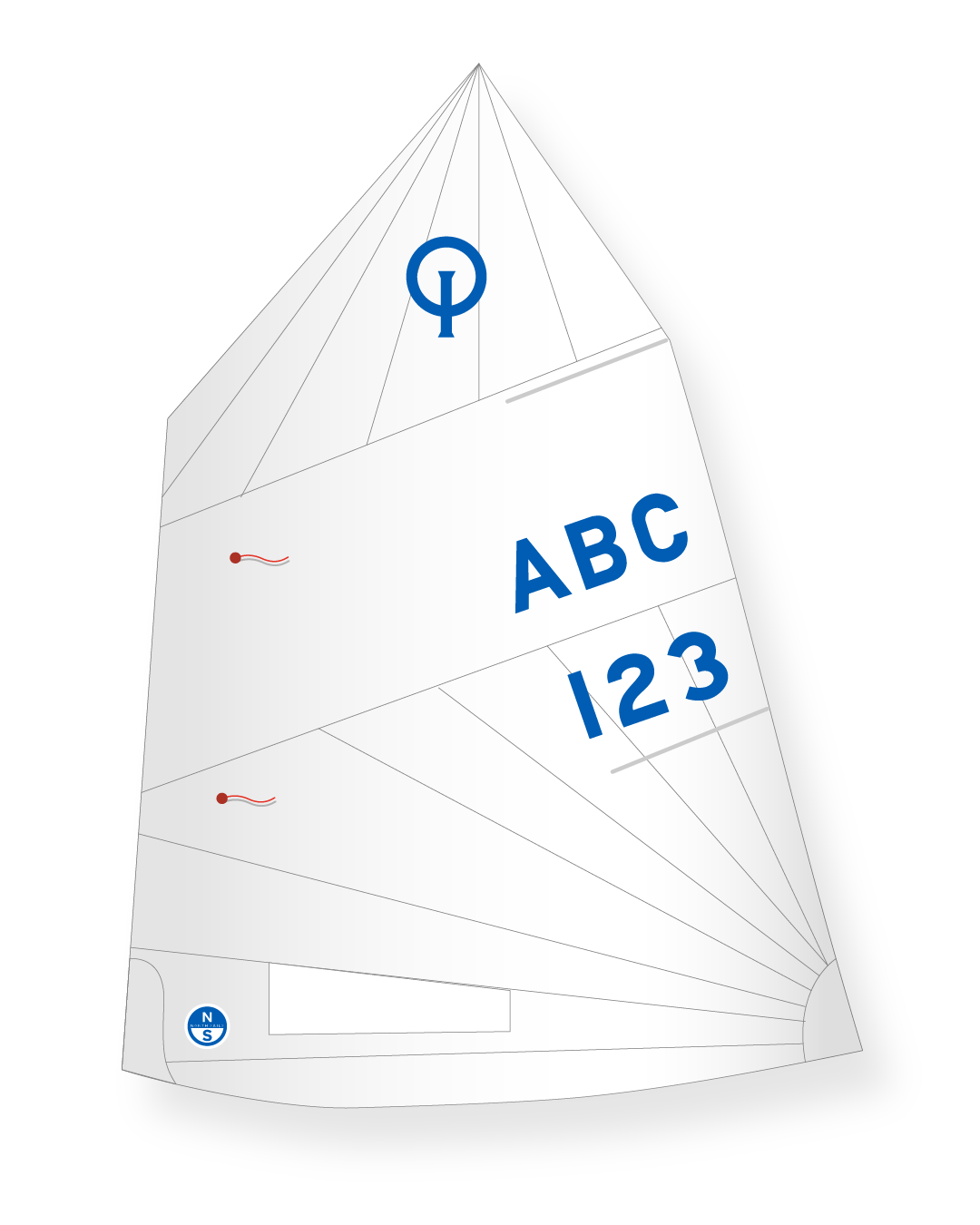 1 | White | North Sails Optimist V-1 Mainsail